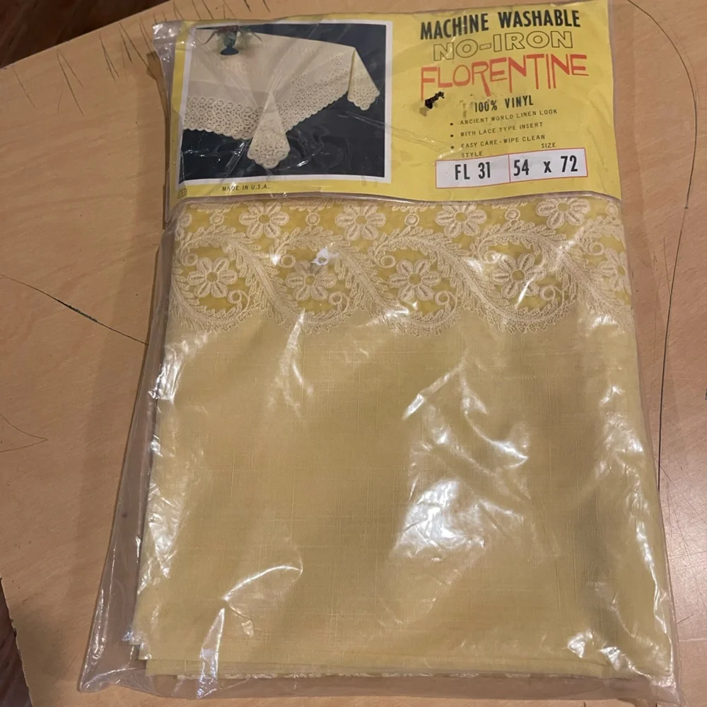 Vintage Florentine Vinyl table cloth NEW‎